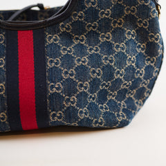 Gucci GG Giglio Small Denim Bag