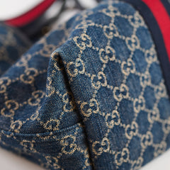 Gucci GG Giglio Small Denim Bag