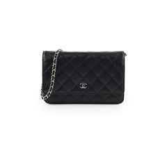 Chanel Classic Wallet On Chain WOC caviar Black