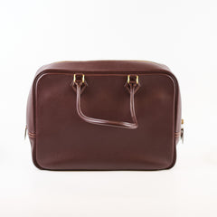 Hermès Plume 32 Havane Brown Gulliver Leather B Square
