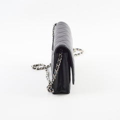 Chanel Classic Wallet On Chain WOC caviar Black