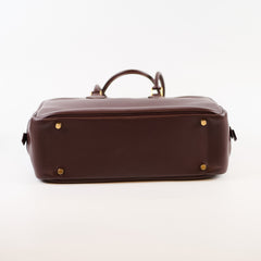 Hermès Plume 32 Havane Brown Gulliver Leather B Square