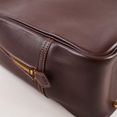 Hermès Plume 32 Havane Brown Gulliver Leather B Square