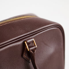 Hermès Plume 32 Havane Brown Gulliver Leather B Square