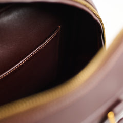 Hermès Plume 32 Havane Brown Gulliver Leather B Square