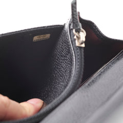 Chanel Classic Wallet On Chain WOC caviar Black