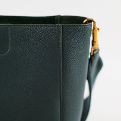 Celine Sangle Bucket Bag Small Dark Green