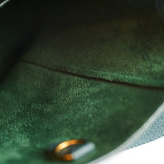 Celine Sangle Bucket Bag Small Dark Green
