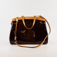 Louis Vuitton Brea Vernis MM Amarante