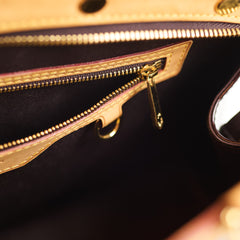 Louis Vuitton Brea Vernis MM Amarante