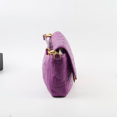 Fendi Baguette Large Shoulder Bag Purple