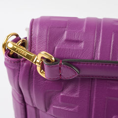 Fendi Baguette Large Shoulder Bag Purple