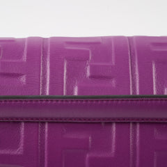 Fendi Baguette Large Shoulder Bag Purple