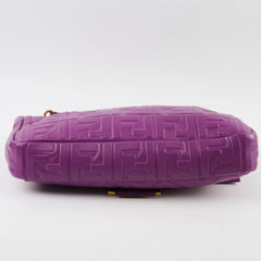 Fendi Baguette Large Shoulder Bag Purple