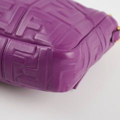 Fendi Baguette Large Shoulder Bag Purple