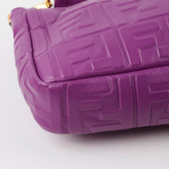 Fendi Baguette Large Shoulder Bag Purple