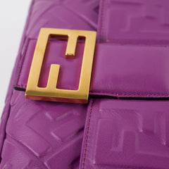 Fendi Baguette Large Shoulder Bag Purple
