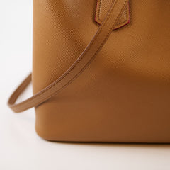 Prada Cuir Double Bag Caramel