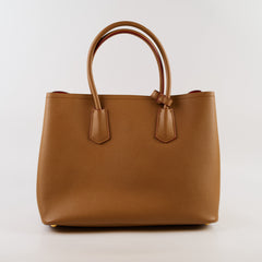 Prada Cuir Double Bag Caramel