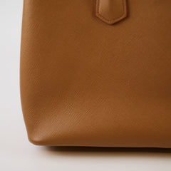 Prada Cuir Double Bag Caramel