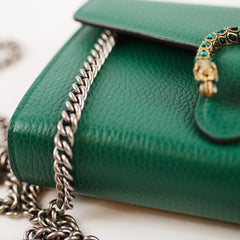 Gucci Dionysus Mini Chain Bag / WOC Green