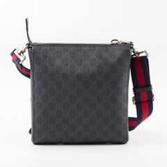Gucci GG Supreme Messenger Bag Black