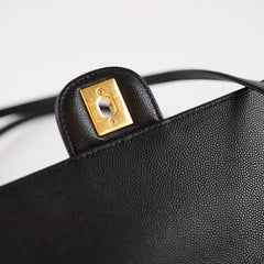 Chanel Preppy Coco Small Black Microchip