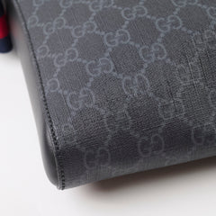 Gucci GG Supreme Messenger Bag Black