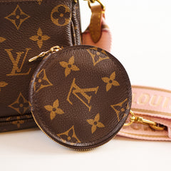 Louis Vuitton Multi Pochette Monogram (Pink Strap)