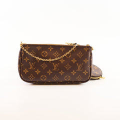 Louis Vuitton Multi Pochette Monogram (Pink Strap)