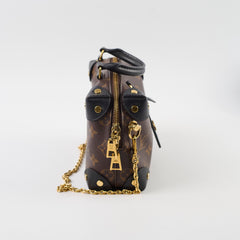 Louis Vuitton Petite Malle Souple Monogram Black