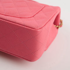 Chanel Top Handle Mini Rectangular Caviar Pink