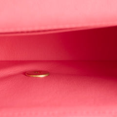 Chanel Top Handle Mini Rectangular Caviar Pink