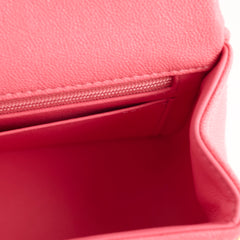 Chanel Top Handle Mini Rectangular Caviar Pink