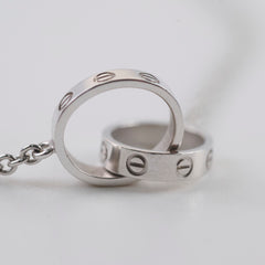 Cartier Baby Love Necklace White Gold