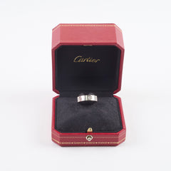 Cartier Love Ring with 3 Diamonds White Gold (Size 53)