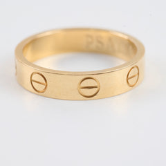 Cartier Love Ring Small Model Yellow Gold Size 48