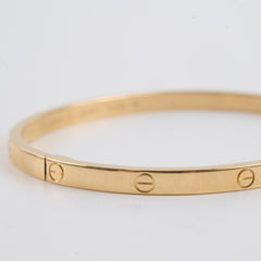 Cartier Free Love Bracelet Yellow Gold Size 17