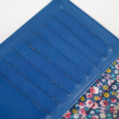 Chanel Bifold Yen Wallet Leather Blue