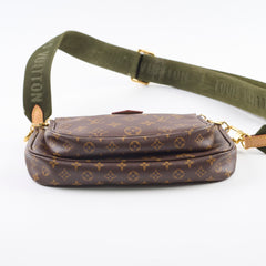 Louis Vuitton Multi Pochette Khaki Microchip