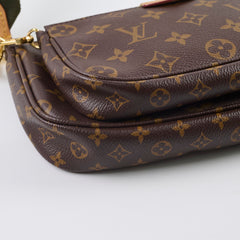 Louis Vuitton Multi Pochette Khaki Microchip