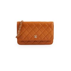 Chanel Wallet On Chain WOC Caviar 21A Caramel (Microchipped)