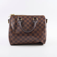 Louis Vuitton Speedy 25 Bandouliere Damier Ebene