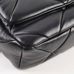 Prada Pattina In Pelle Black Crossbody