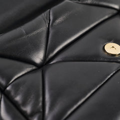 Prada Pattina In Pelle Black Crossbody