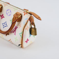 Louis Vuitton Murakami Nano Speedy Blanc
