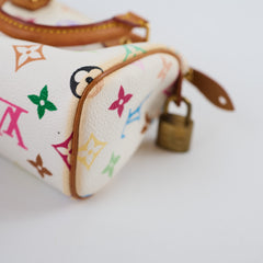 Louis Vuitton Murakami Nano Speedy Blanc