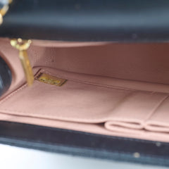 Chanel Small Filigree Flap Bag Black Caviar