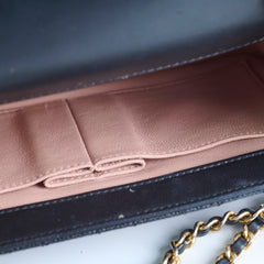 Chanel Small Filigree Flap Bag Black Caviar