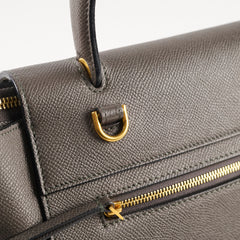 Celine Belt Micro Grey